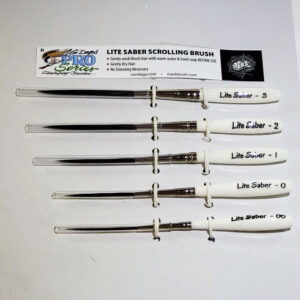 Photo of PREMIUM Pro Series Scrolling & Pinstriping 5 Brush Set