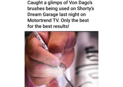 Von Dago Pro's Know Series – 5-Piece Premium Scrolling & Pinstriping Brush Set