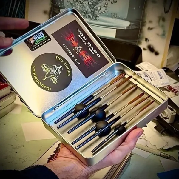Metal Brush Storage Box – Seamless Leak-Proof Design