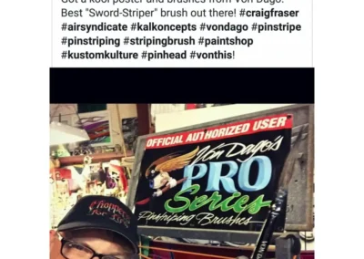 Pro-Series #0 Pinstriping Sword Brush