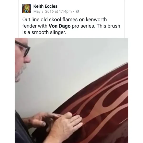 Pro-Series #0 Pinstriping Sword Brush