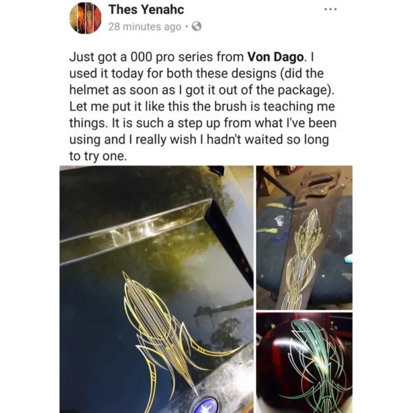 Pro-Series #000 Pinstriping Sword Brush