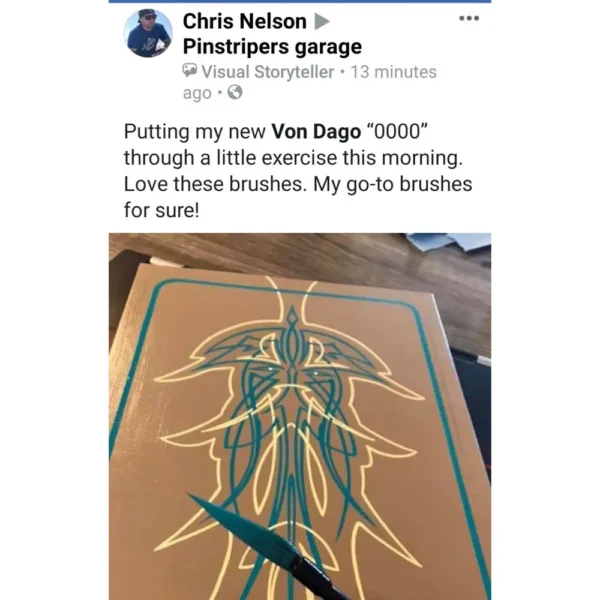 Pro-Series #0000 Pinstriping Sword Brush