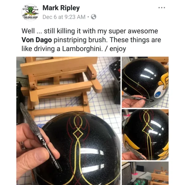 Pro-Series Pinstriping Brush Set – 6 Piece Professional Set