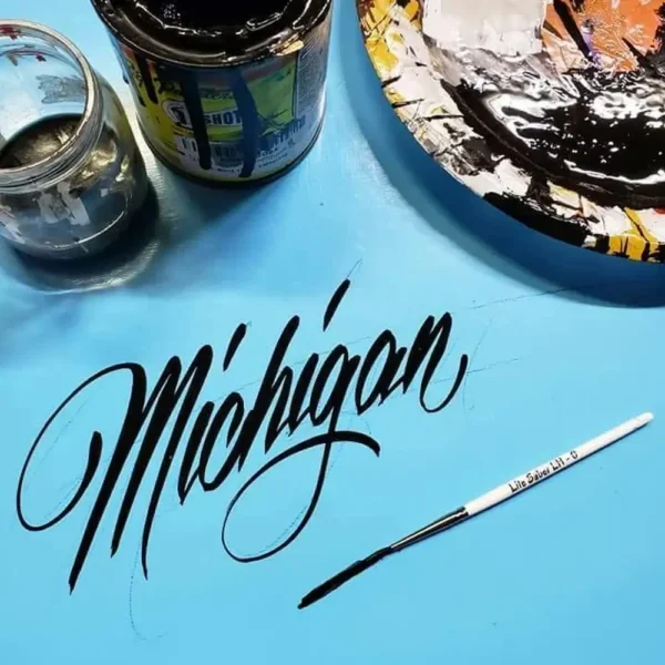 Pro-Series Lite Saber #0 Pinstriping Brush - Long Handle