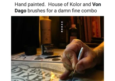 Pro-Series Lite Saber #0 Pinstriping Brush – Short Handle