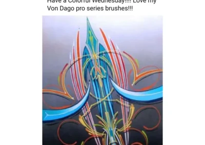 Pro-Series Lite Saber #00 Pinstriping Brush – Long Handle