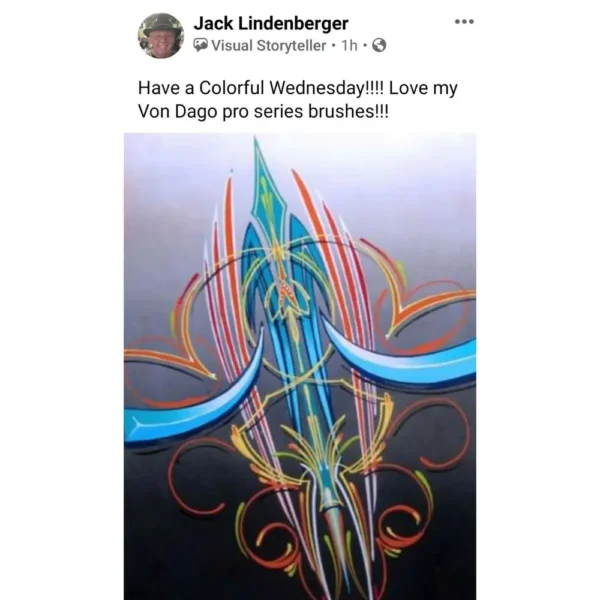 Pro-Series Lite Saber #00 Pinstriping Brush – Long Handle