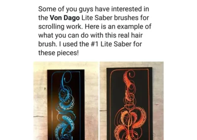 Pro-Series Lite Saber #1 Pinstriping Brush – Long Handle