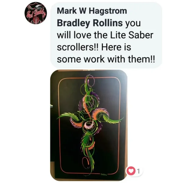 Pro-Series Lite Saber #2 Pinstriping Brush – Long Handle