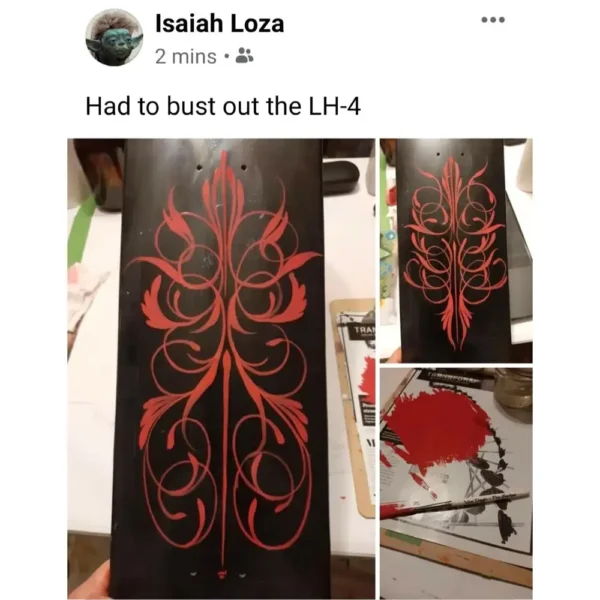 Pro-Series Lite Saber #4 Pinstriping Brush – Long Handle