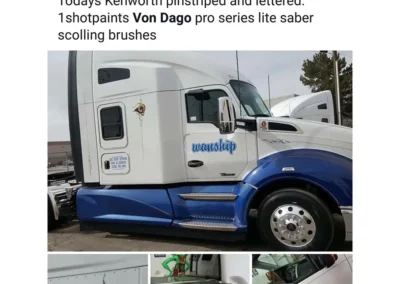 Pro-Series Lite Saber #4 Pinstriping Brush – Short Handle