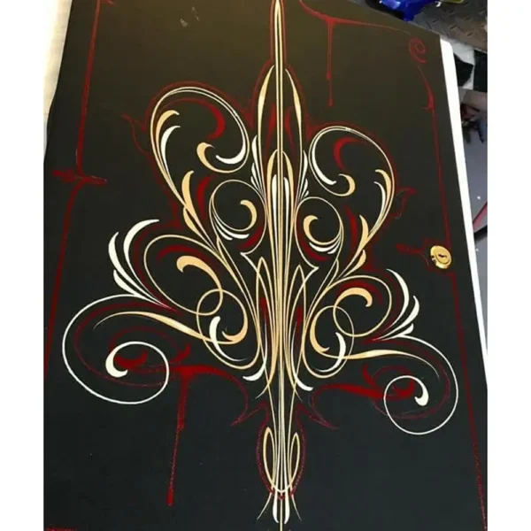 Pro-Series Lite Saber #4 Pinstriping Brush – Short Handle