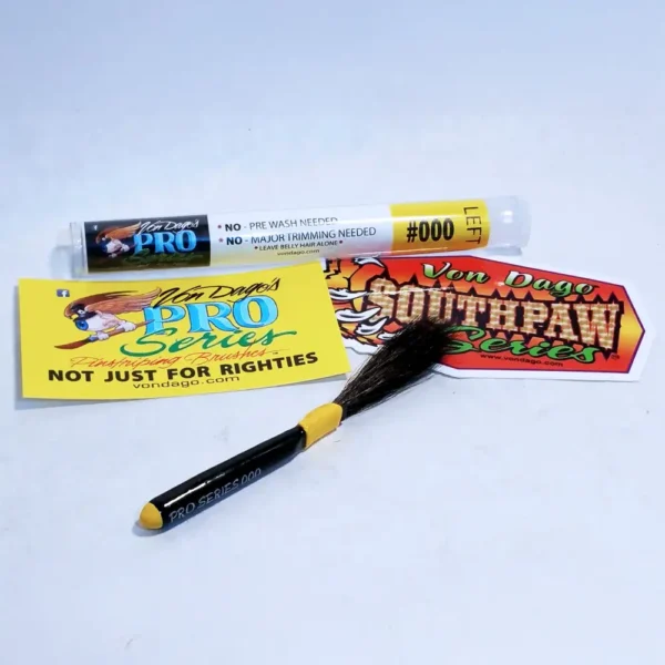 Pro-Series Southpaw #000 – Left Handed Pinstriping Sword Brush