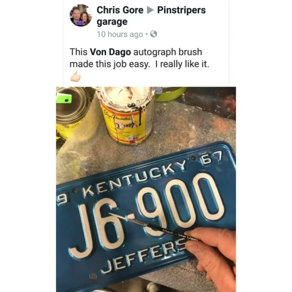 Von Dago "Autograph" Signature Brush