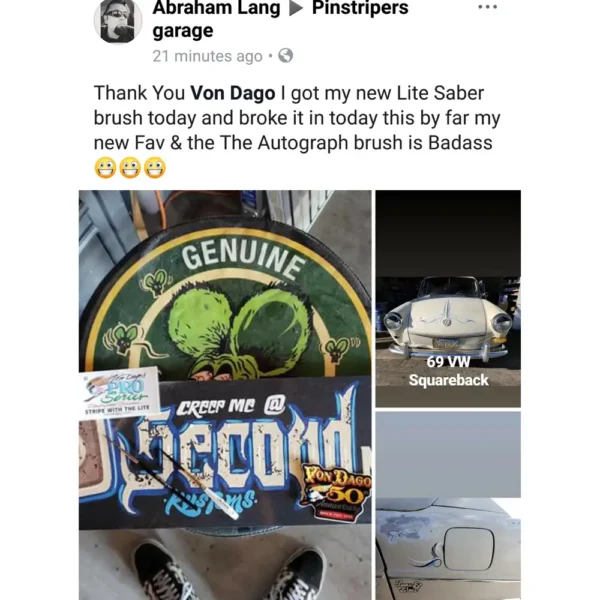 Von Dago "Autograph" Signature Brush