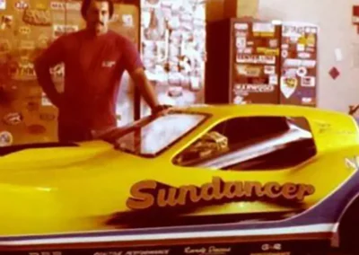 Von Dago with Sundancer funny car