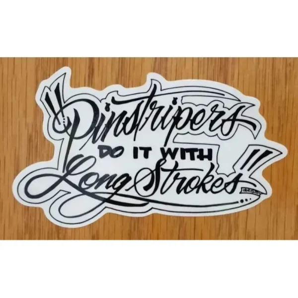 Pinstriper LONG STROKE Sticker Set